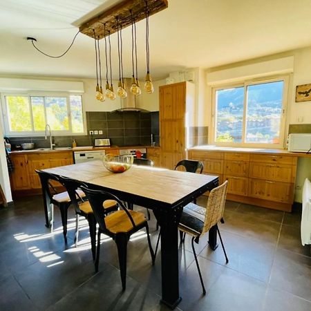 شقة Large Chalet With Terrace And View In Briancon المظهر الخارجي الصورة